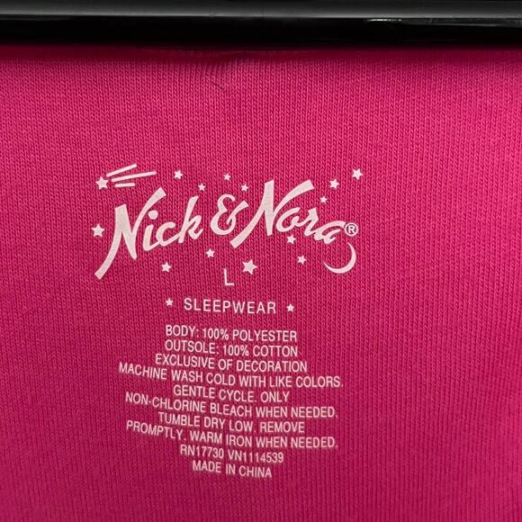 Nick & Nora One Piece Fleece Footie Womens Sleeper Pjs Size Large Terrier Dog - Picture 11 of 12